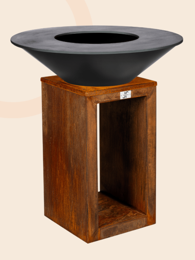 Brasero Rio avec niche ouverte en corten